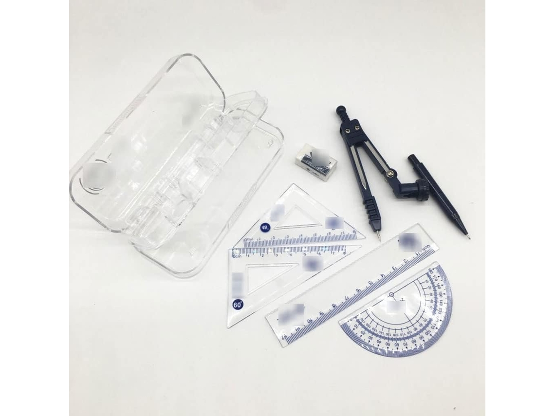 Conjunto De Compasso Para Desenho, Conjunto De 7 Peças, Material