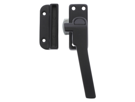 Fechadura Da Janela Direita com Botão de Pressão Preto Cada Peça WOVAR