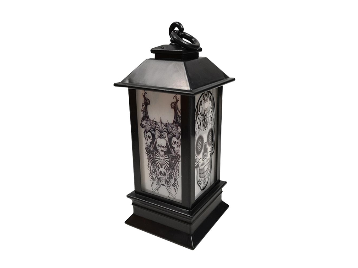 Laxiscreed Iluminação Halloween 3d Com Caveira Led Para Parede, Janelas E Portas