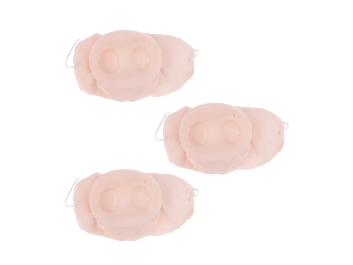 3 Unidades De Meia Máscara Facial De Halloween Allinless