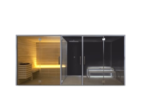 Dual 2.60m X 1.30m Saunamo (sauna Banho Turco)