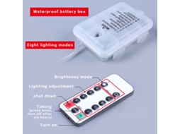Luzes De Led Coloridas Com Decoração De Aranha