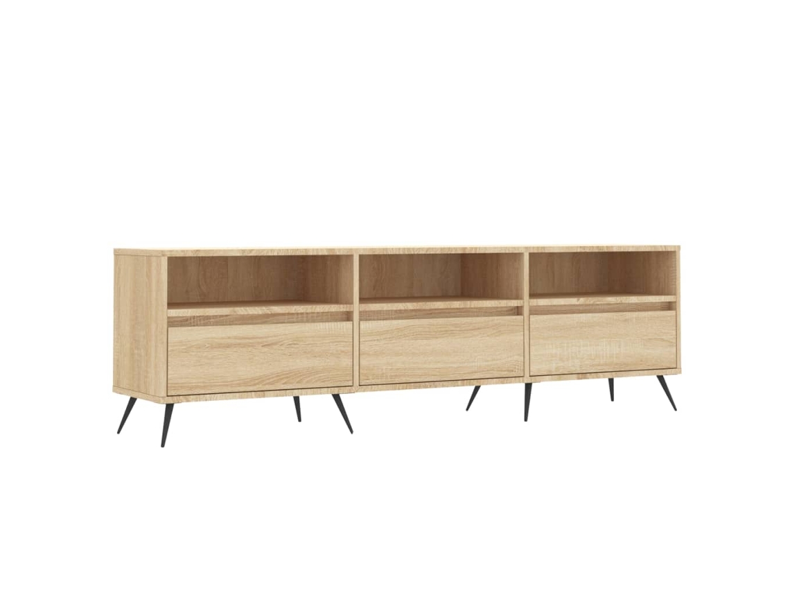 Tv Cabinet, Tv Cabinets Vidaxl Marrom Madeira Processada (n/a)