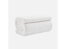 Banco Design Revestimento Bouclé 1 2 Lugares, Creme Sweeek