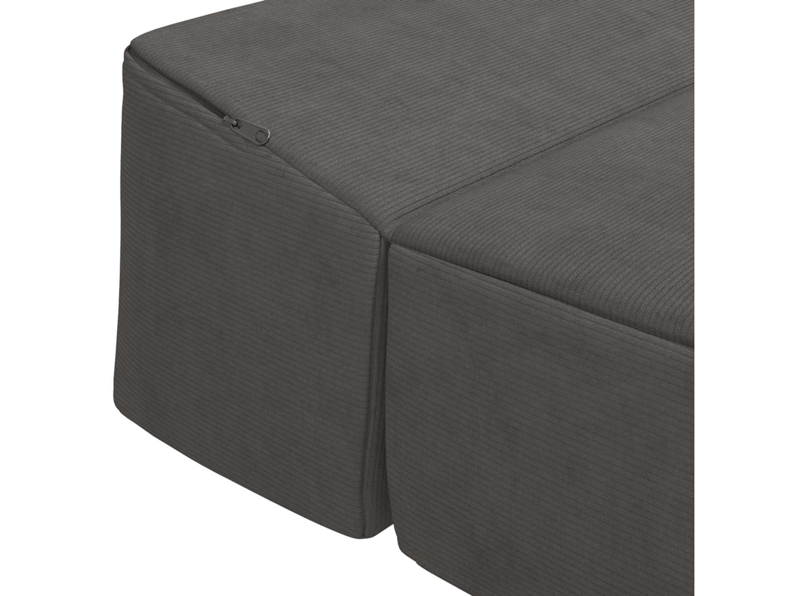 Sofá Cama Dobrável Cinzento escuro 200 X 70 X 15 Cm SYFAX