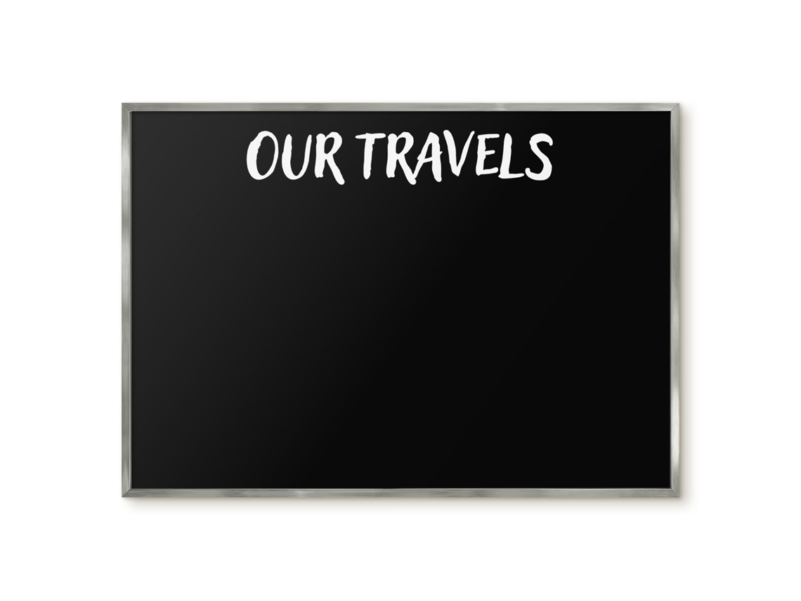 Magnetic Wall Board Our Travels For The Office Espelharte (100x70 Cm)