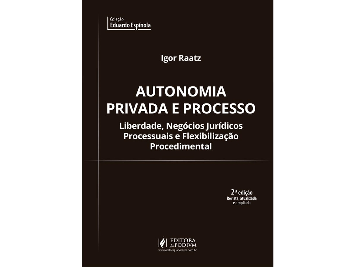 Livro Autonomia Privada E Processo (Português)