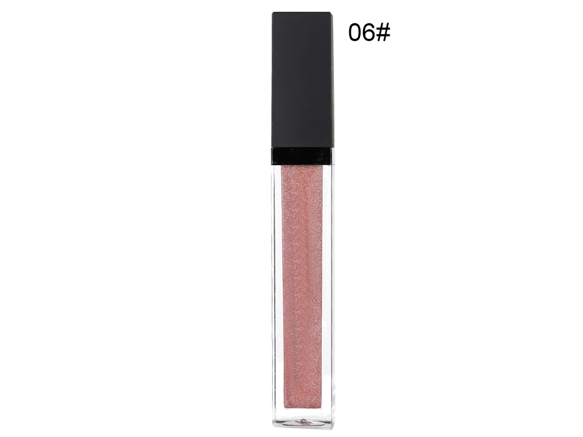 Sombra com glitter e batom líquido de longa duração para olhos e lábios 06