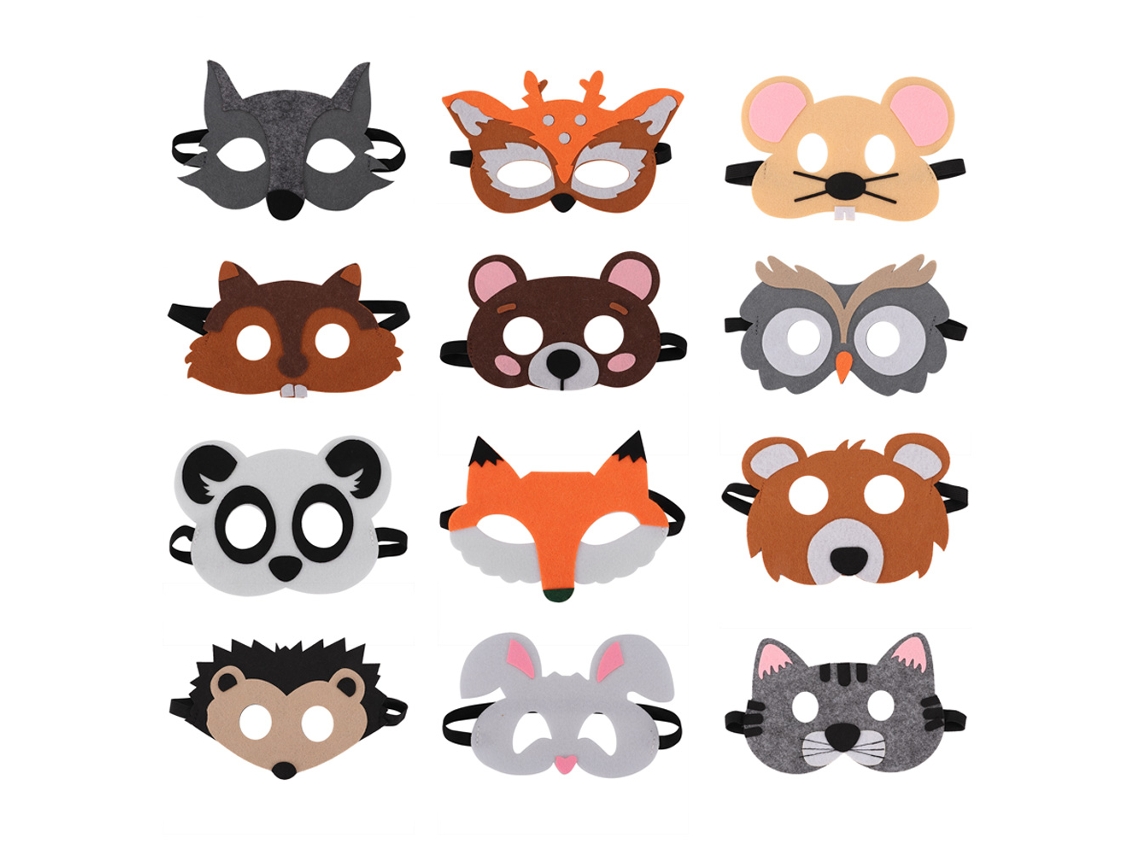 Laxiscreed Conjunto De 12 Máscaras Para Festa De Quadrinhos Com Personagens De Anime