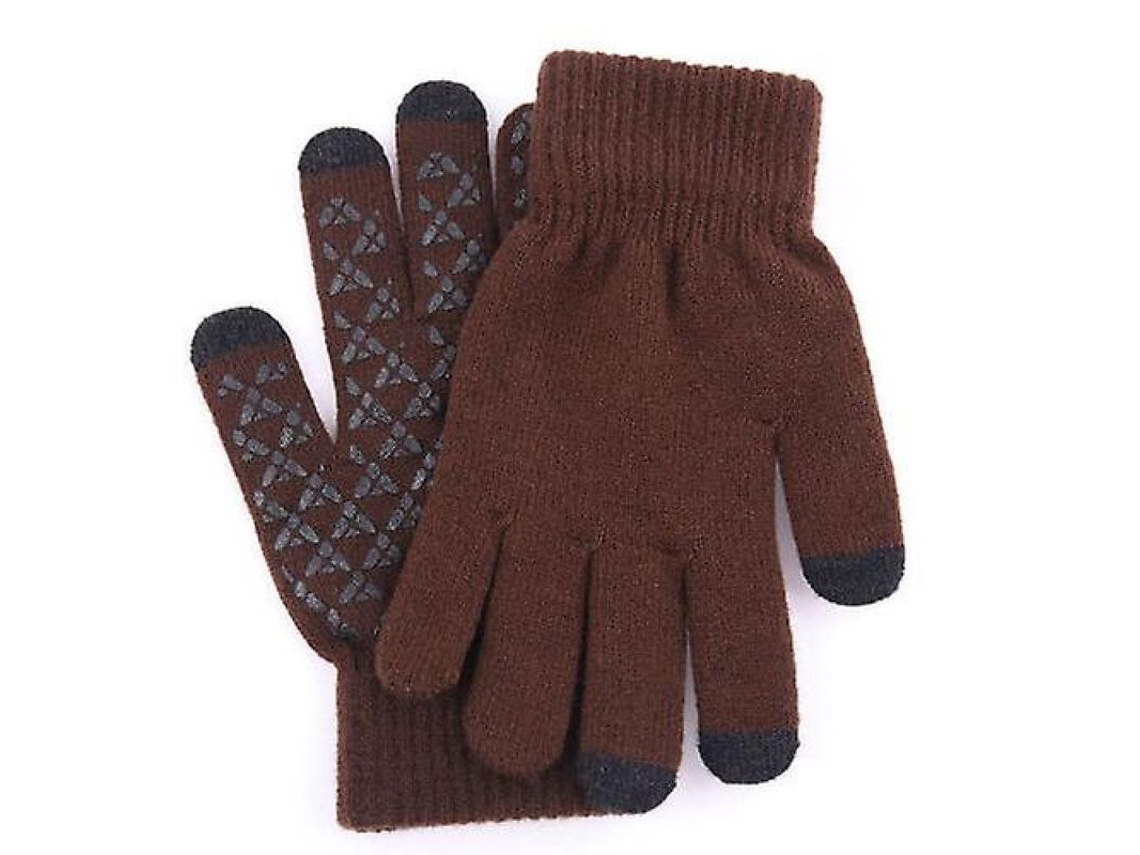 2026-luvas De Inverno Unisex Táteis Quentes Tricotadas Antivento Para Esqui Ciclismo Running