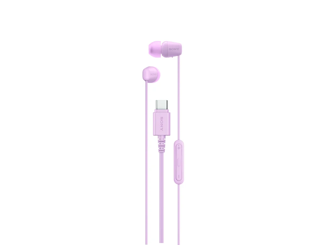 Auriculares com Fio SONY IER-EX15C L (In Ear - Microfone - Rosa)
