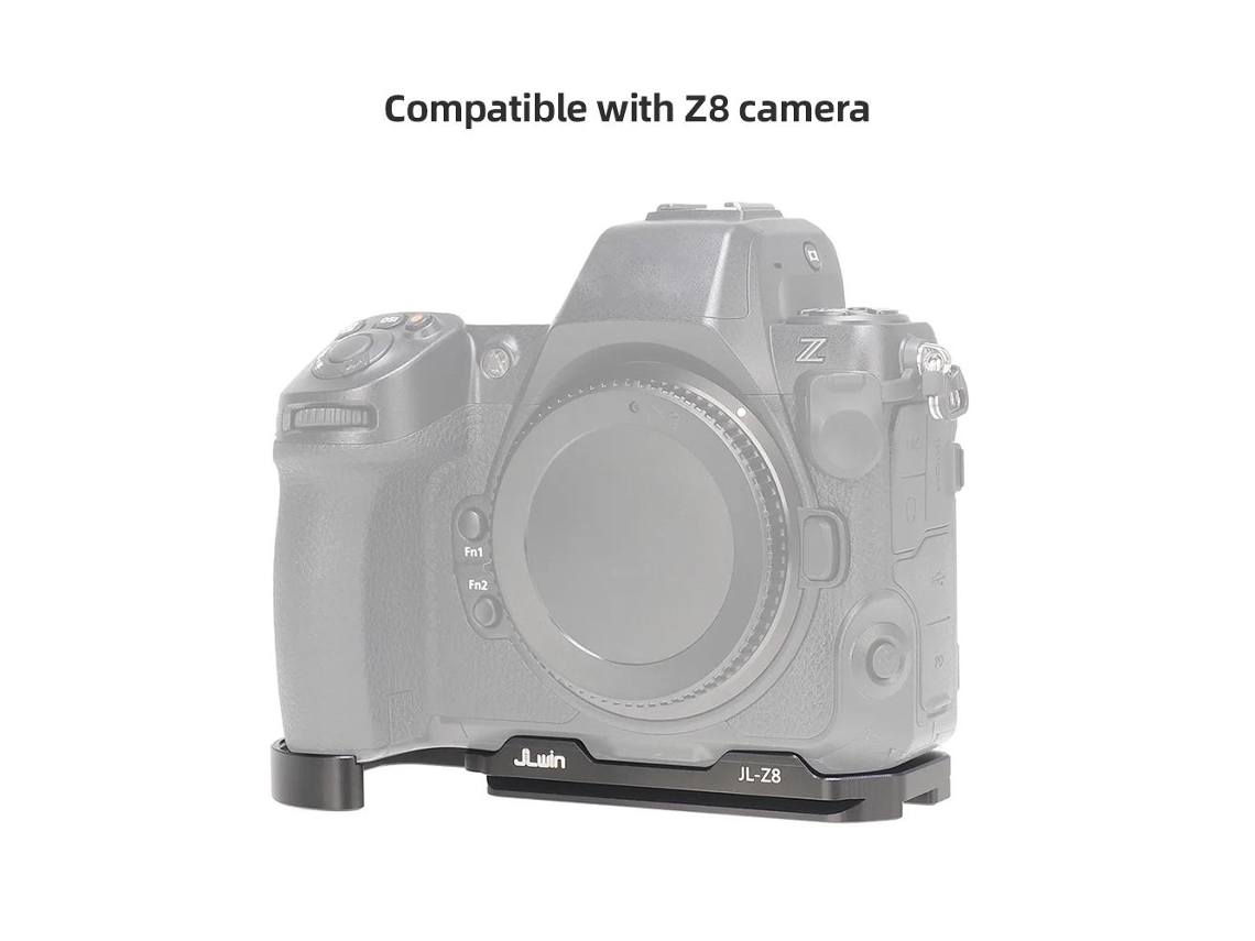 Placa Base Extensível para Nikon Z8, Placa de Montagem para Câmera Nikon Z8, Suporte Extensível