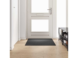 Vidaxl Runner De Carpete Cinza Escuro 100 X 150 Cm 100% Polipropileno