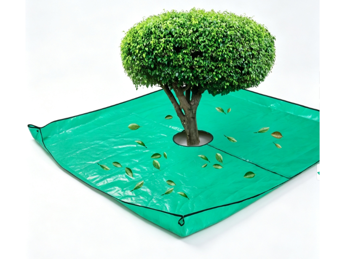 Lona De Recolha De Folhas Para Poda De Árvores (200 X 200 Cm) – Tapete De Chão Para Recolha De Folhas Durante A Poda