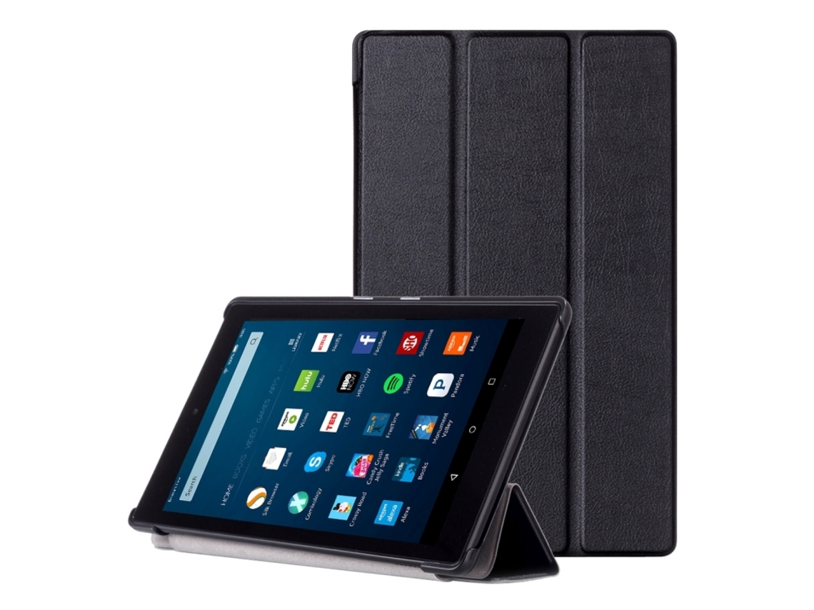 Capa Halinuia Para Tablet Amazon Fire Hd 8, Cor Preta