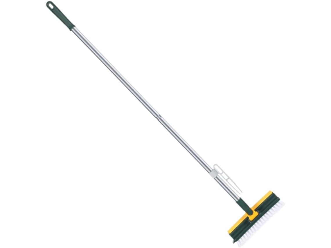 Escova Multifuncional Para Limpeza De Pisos E Banheiros Com Cabo Resistente Em Aço Inoxidável, Ideal Gokoco