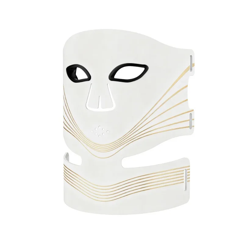 (branco) Aparelho De Fototerapia Led Elétrico, Profissional Para Cuidados Faciais E Do Pescoço.