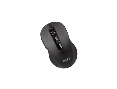 Mouse Óptico Sem Fio ADJ Evo Pure Bk 1000 Dpi 6 Teclas com Receptor