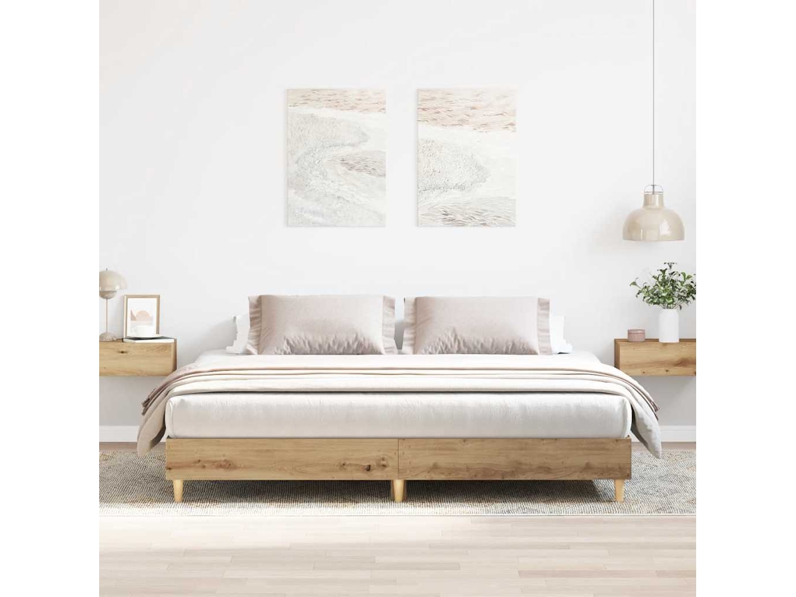 Vidaxl Estrutura De Cama Sem Colchão 180x200cm Derivados De Madeira