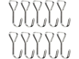 Cordas Elásticas Com Ganchos, 10 Unidades, Aço Inoxidável, Elástica, Para Barracas, Bicicletas, Fixação