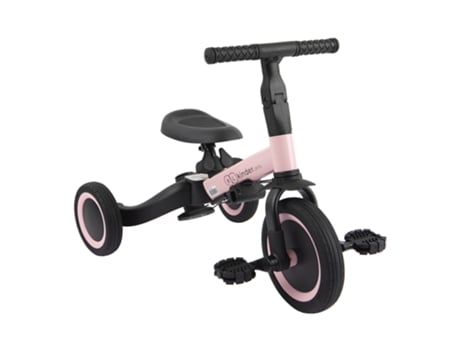 Triciclo KINDERLAND Multifunções 4 em 1 (Idade Mínima Recomendada: 1.5 anos - Rosa)