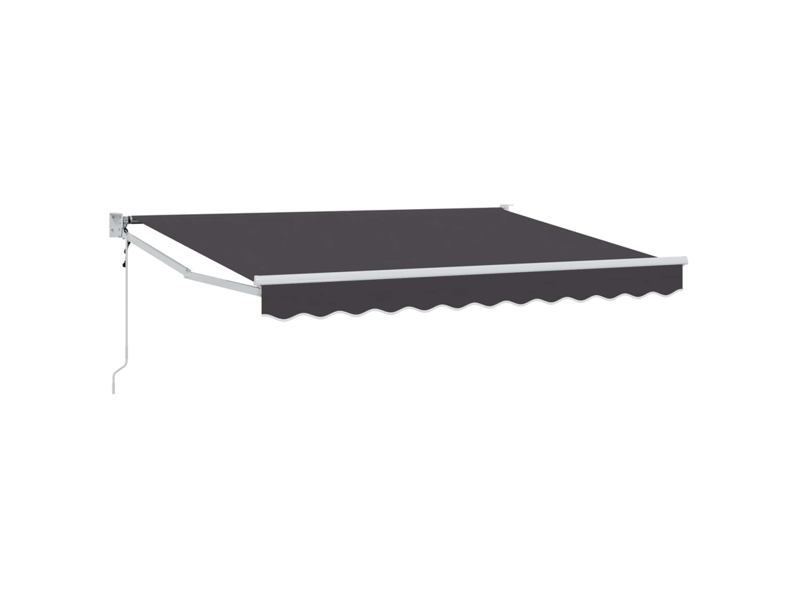 Maison Exclusive - Toldo Retrátil Antracite 3,5 X 2 M Poliéster E Metal