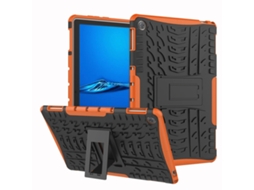 Capa Híbrida Tpu‑pc Textura Pneu Halinuia Com Suporte Para Huawei Mediapad M5 Lite 10,1 Polegadas