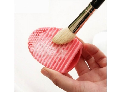Kingwing® 1 Peça Silicone Limpeza Cosmético Maquiagem Pincel Gel Limpador Ferramenta Cor Aleatória De Lavagem