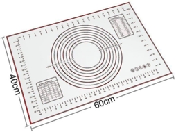 Tapete De Silicone Para Assar, Tapete De Silicone Para Massa Reutilizável, Antiaderente E Antiderrapante Com Dimensões De 60 X 40 Cm Aquaforge