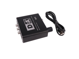 Conversor Digital-analógico Com Descodificador De Áudio Coaxial Para 5.1 Canais Tomada Para Auscultadores De 3,5 Mm Com Controlo