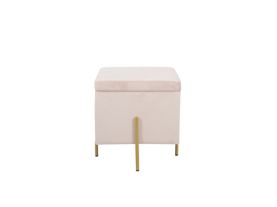 Repousa-Pés DKD HOME DECOR (Rosa - Metal - 45 x 45 x 47 cm)