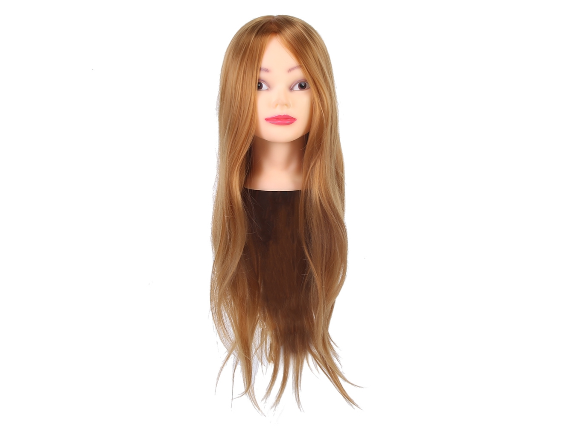 2026 cabeça de Treinamento para Cabeleireiro com Cabelo Imitado Humano para Salões de Beleza e Estudantes