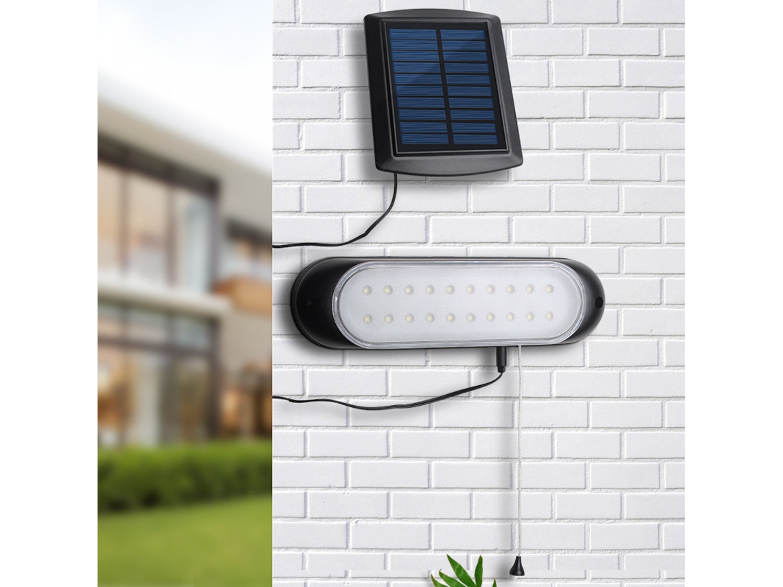 Luminária Solar Suspensa Com 20 Leds Ip65 E Controlo Remoto