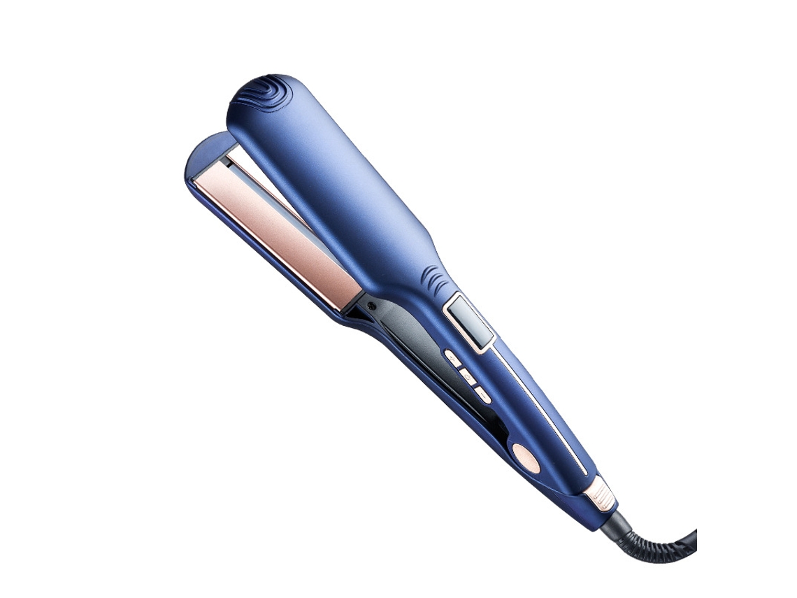 Prancha De Cabelo Térmica Ajustável 2 Em 1 Para Alisar E Modelar