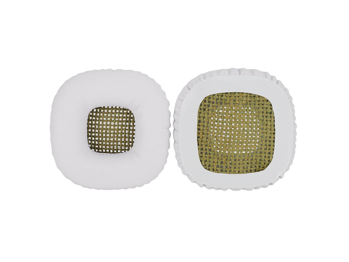 1 Par De Capas De Espuma Macia Para Fones De Ouvido Marshall Major Ii Branco