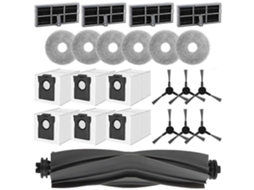 Conjunto de acessórios para X40 Ultra/l10s Ultra Gen 2, acessórios completos de substituição da escova do aspirador.