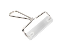 Rolo antiaderente de acrílico para argila cerâmica, ferramenta DIY para enrolar, carimbar e fazer relevo, 10 cm