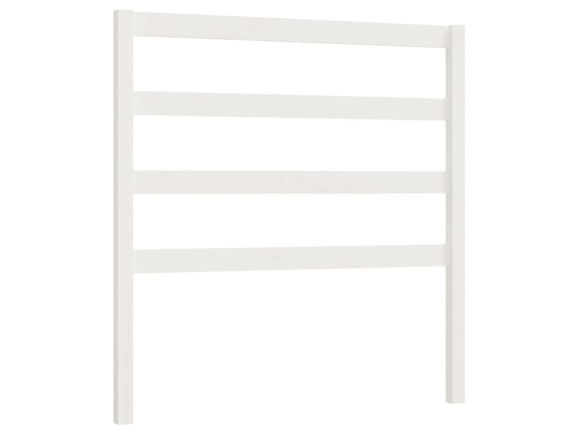 Cabeceira de Cama 95x4x100 Cm Pinho Maciço Branco MAISON EXCLUSIVE