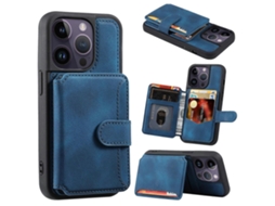 Lurelia Capa Iphone 14 Pro Couro Pu Tpu Antichoque Antirroubo