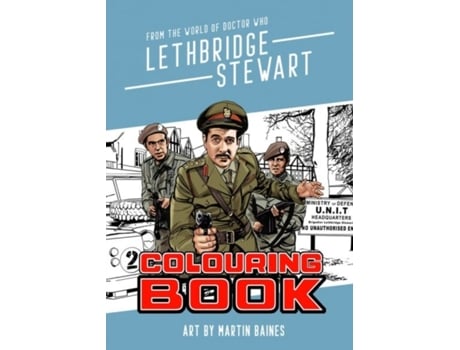 Livro Lethbridge-stewart Colouring Book De Martin Baines (inglês)