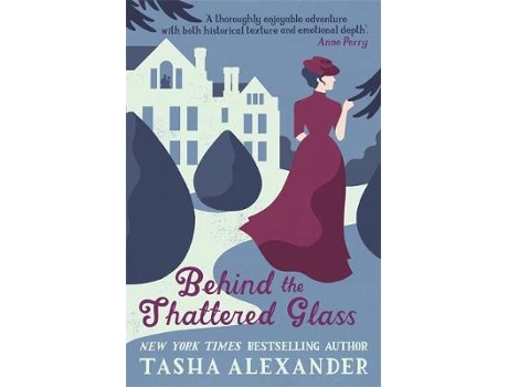 Livro behind the shattered glass de tasha alexander (inglês)