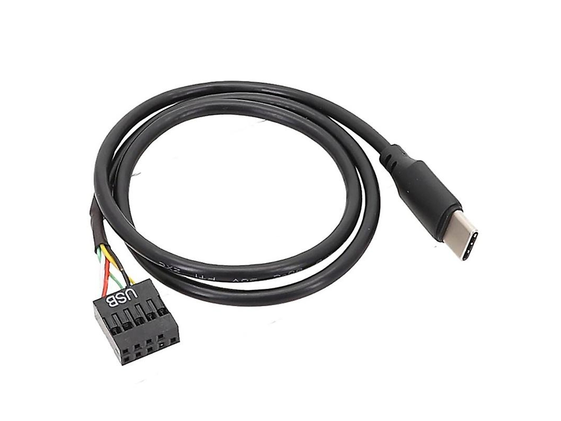 Cabo De Extensão Usb Macho De 9 Pinos Para Usb C Macho Da Placa Mãe Aquaforge