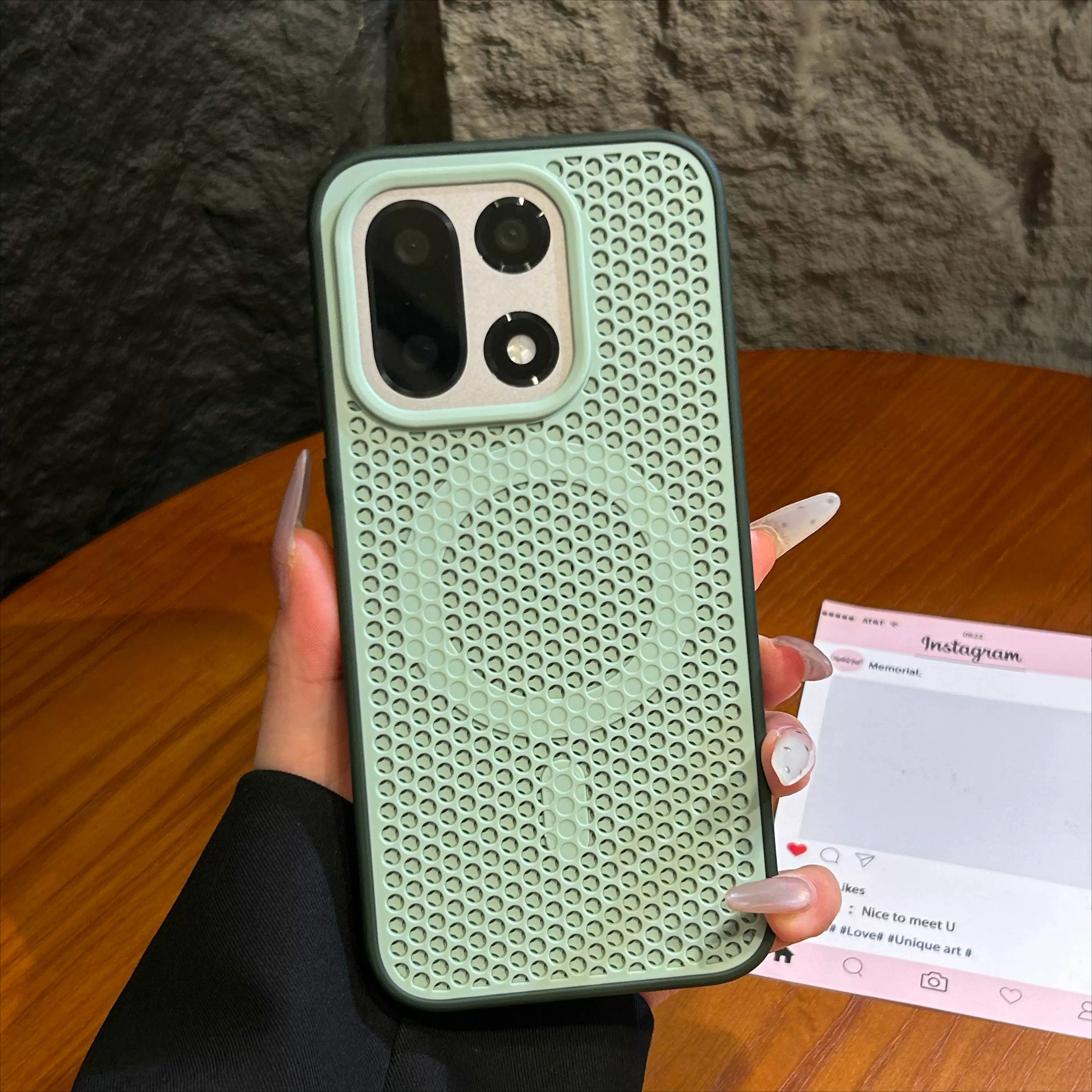 (verde, Oneplus 15) Capa Rígida, Protetor De Lente Em Acrílico, Capa Traseira Resistente A Impactos