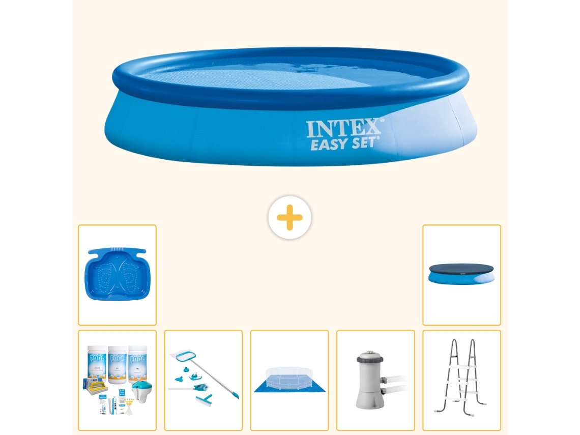 Piscina Easy Set Redonda 366x76 Cm 8 peças S20156 INTEX