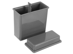 Suporte De Armazenamento De Plástico Resistente Para Lâminas De Microscópio, Com 24 Compartimentos.