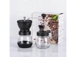 Conjunto De Moedor De Café Manual De Vidro Grande, Moedor De Grãos Manual, Moedor De Café Manual Brilvibera
