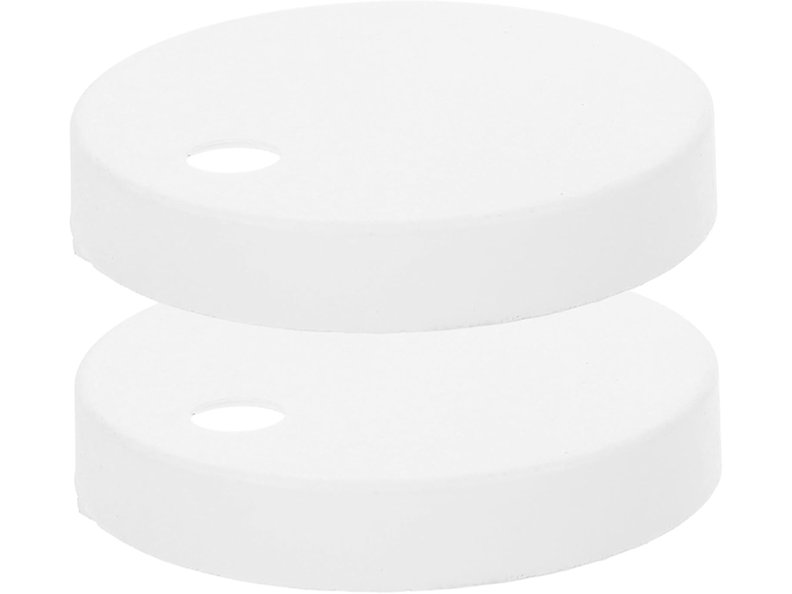 Tampas Decorativas Bolt Vaso Sanitário, Fáceis De Instalar, Em Plástico Branco, Com Tampas Redondas Universais
