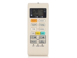 Mando a distância para ar condicionado branco leitoso, ABS resistente, para A75C4003, A75C3700, 3754 S/MARCA