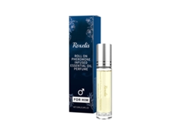 Roxelis Perfume Masculino Rollerball Fresco, Natural, de Fragrância Duradoura e Compacto para Viagem LAXISCREED