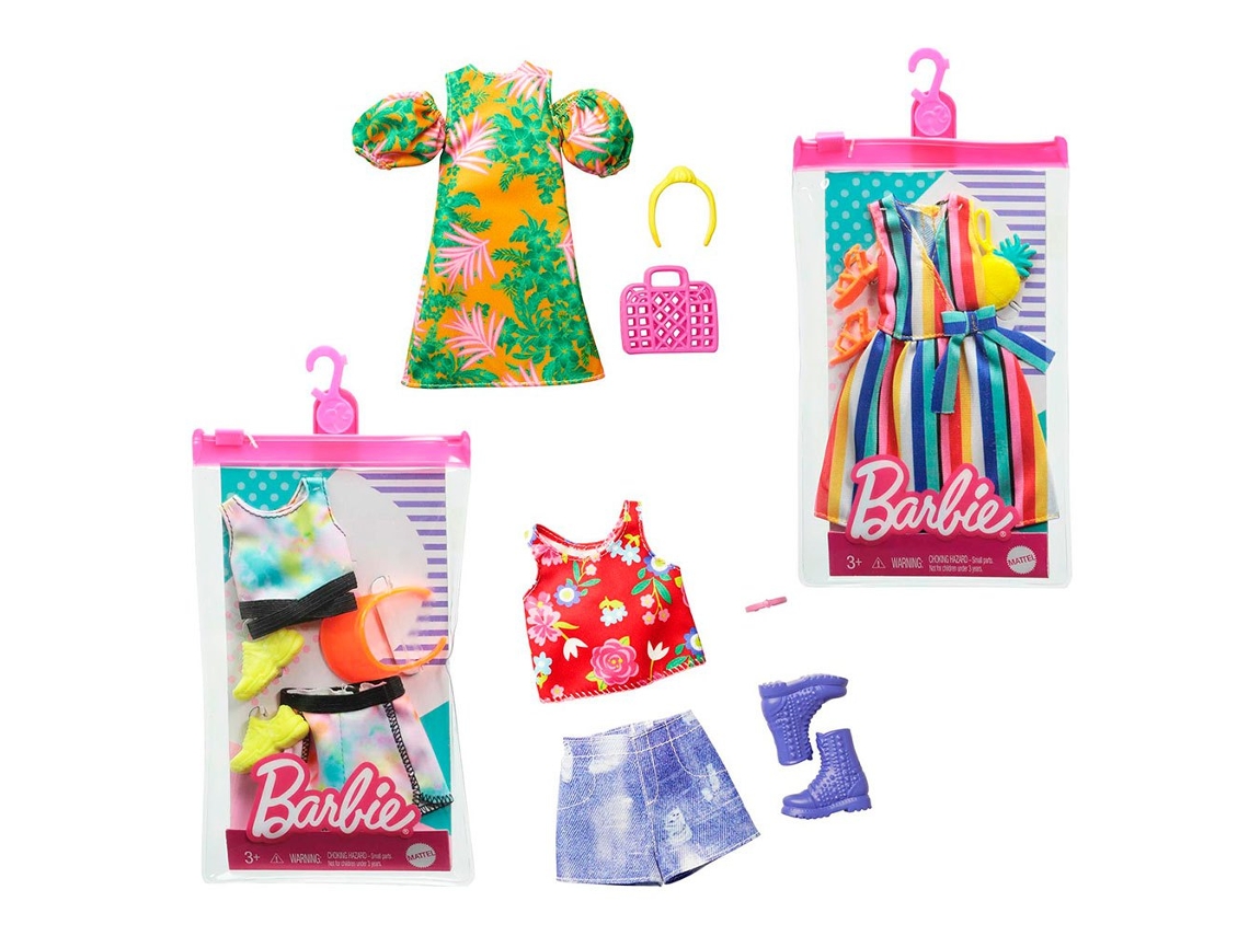 Peck de Roupas Barbie Fashionista Look Completo - Mattel